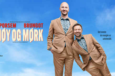 Link til Terje Sporsem & John Brungot - Høy og Mørk Stavanger hotellpakke med billetter