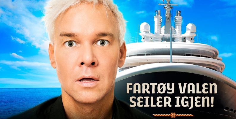 Promobilde for Kristian Fartoey Valen seiler igjen Ricks hotellpakke med billetter
