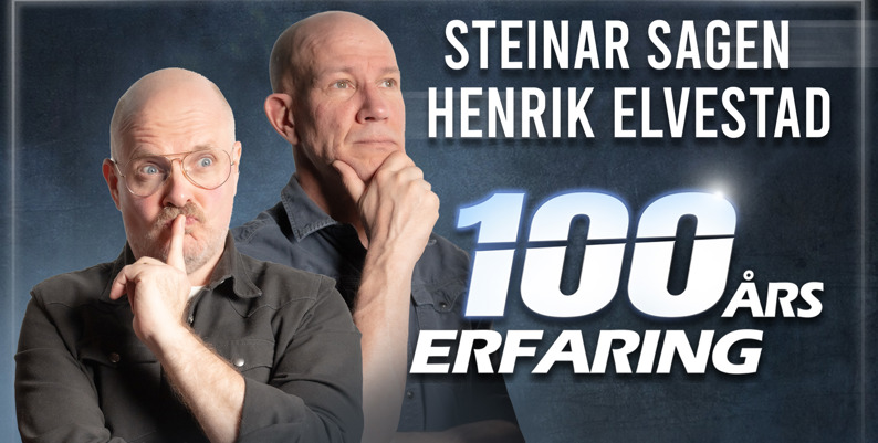 Promobilde for Steinar Sagen & Henrik Elvestad hotellpakke med billetter