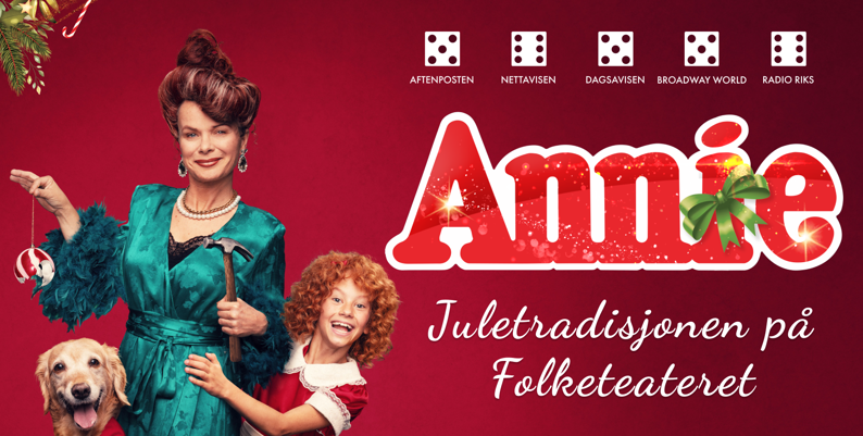 Promobilde for Annie musikal Folketeateret hotellpakke med billetter