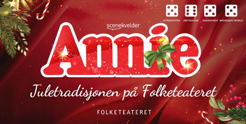 Promobilde for Annie musikal Folketeateret hotellpakke med billetter