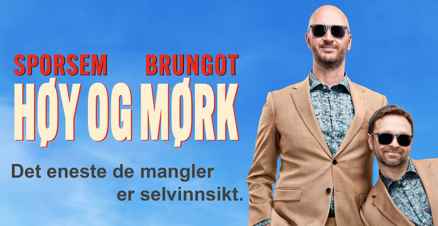 Link til Terje Sporsem John Brungodt Hoey og Moerk hotellpakke med billetter