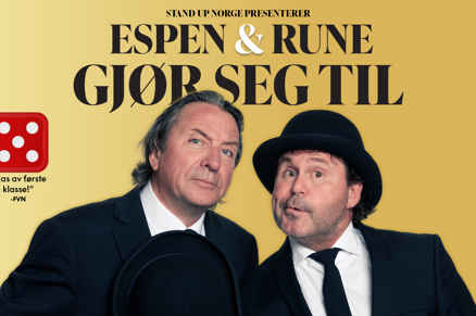 Link til Espen & Rune gjør seg til hotellpakke med billetter