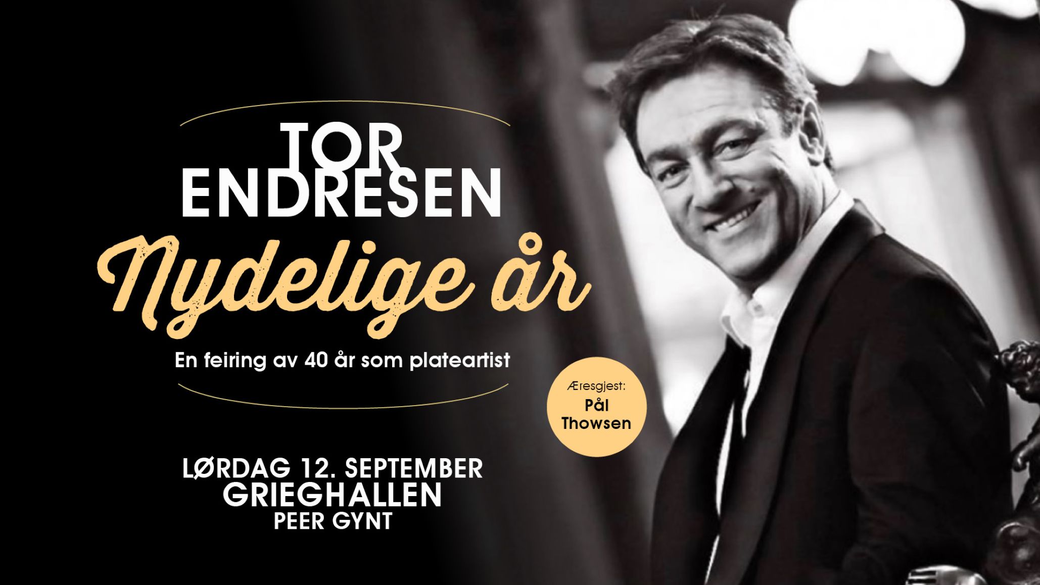 Link til Tor Endresen hotellpakke med billetter