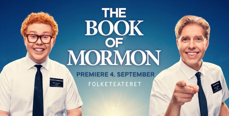 Promobilde for Book of Mormon Folketeateret hotellpakke med billetter