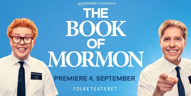 Promobilde for Book of Mormon Folketeateret hotellpakke med billetter