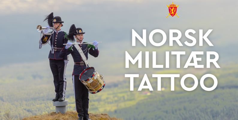Promobilde for Norsk Militær Tattoo Oslo Spektrum 2026 hotellpakke med billetter
