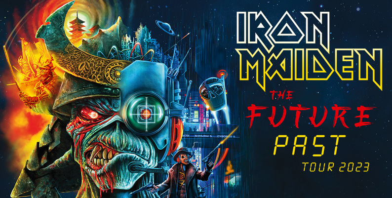 Promobilde for Iron Maiden Tour 2023 hotellpakke med billetter