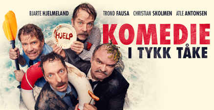 Link til Komedie i tykk taake hotellpakke med billetter