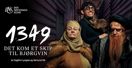 Link til 1349 - Det kom et skip til Bjørgvin hotellpakke med billetter