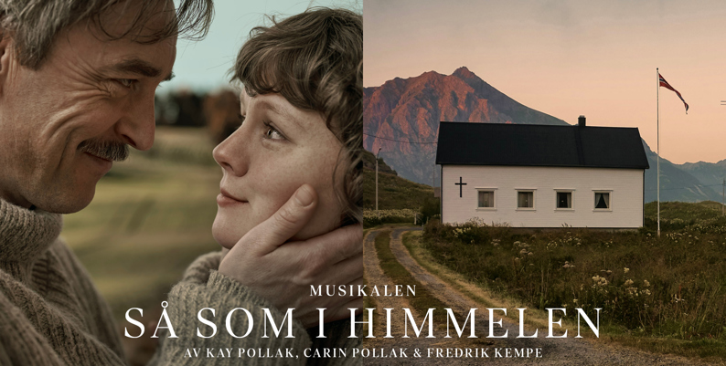 Promobilde for Musikalen Saa som i himmelen hotellpakke med billetter