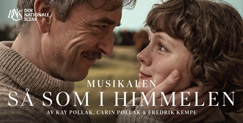 Promobilde for Musikalen Saa som i himmelen hotellpakke med billetter