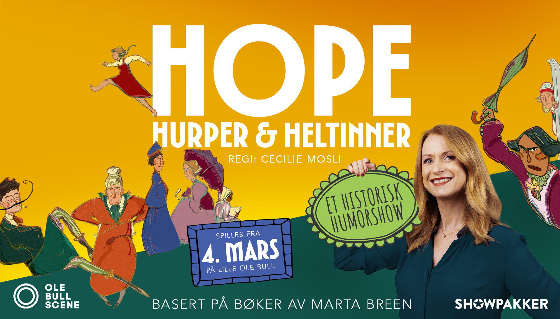 Link til Hope, hurper og heltinner hotellpakke med billetter