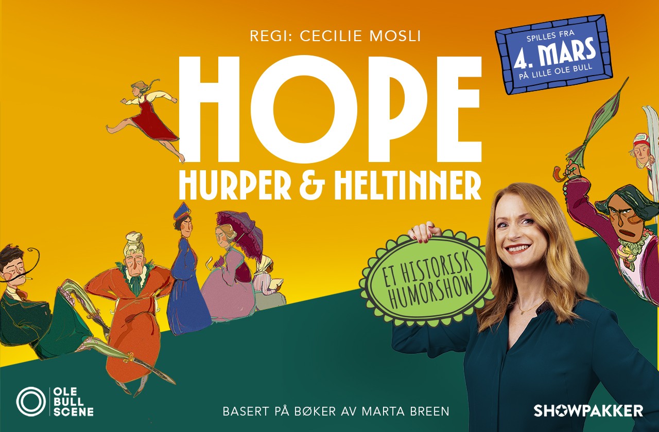 Link til Hope, hurper og heltinner hotellpakke med billetter