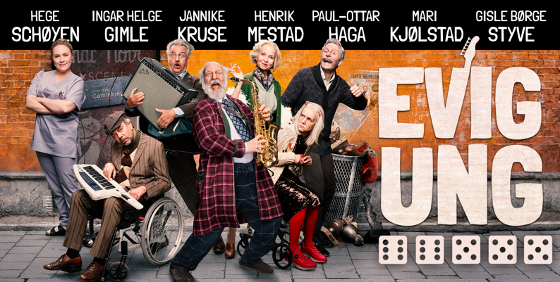 Promobilde for Evig ung komedie hotellpakke med billetter