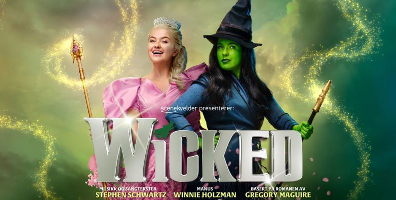 Promobilde for Wicked hotellpakke med billetter