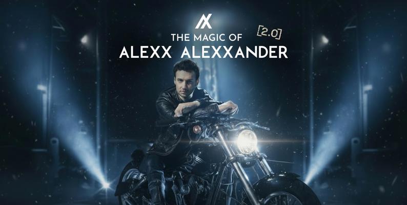 Promobilde for Alexx Alexxander 2.0 hotellpakke med billetter 