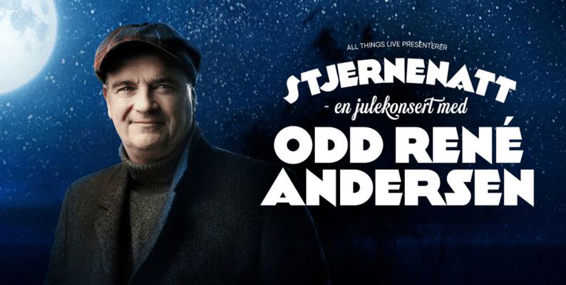 Promobilde for Odd Rene Andersen Stjernenatt hotellpakke med billetter