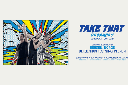 Link til Take That hotellpakke med billetter