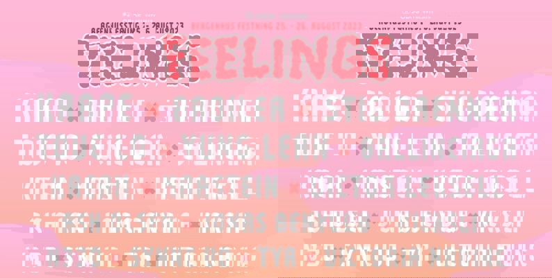 Promobilde for Feelings festival