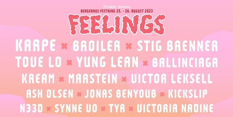 Promobilde for Feelings festival