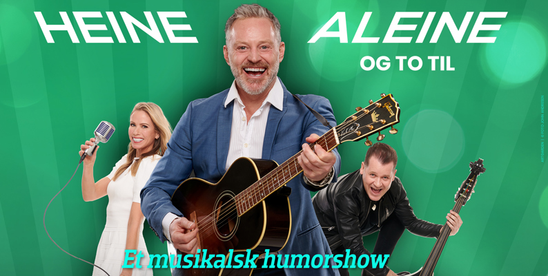 Promobilde for Heine Totland Heine aleine og to til Ole Bull Scene