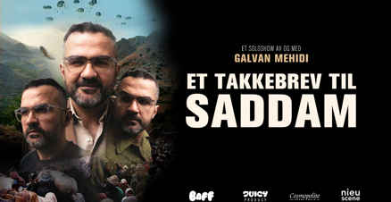 Link til Galvan Mehidi – Et takkebrev til Saddam hotellpakke med billetter