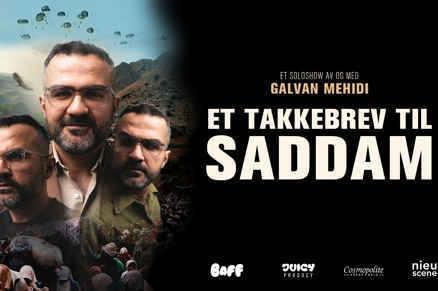 Link til Galvan Mehidi – Et takkebrev til Saddam hotellpakke med billetter