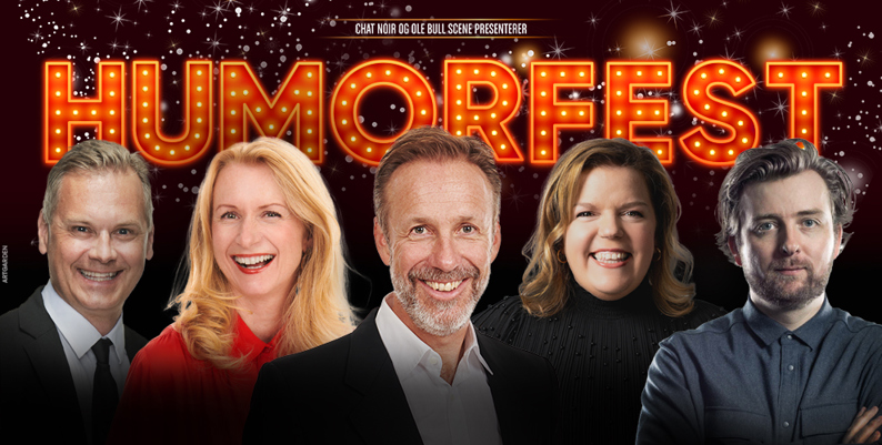 Promobilde for Humorfest hotellpakke med billetter