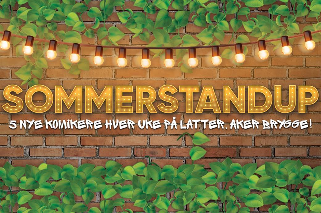 Link til Latter Sommerstandup hotellpakke med billetter