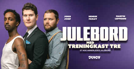 Link til Julebord med Terningkast Tre hotellpakke med billetter