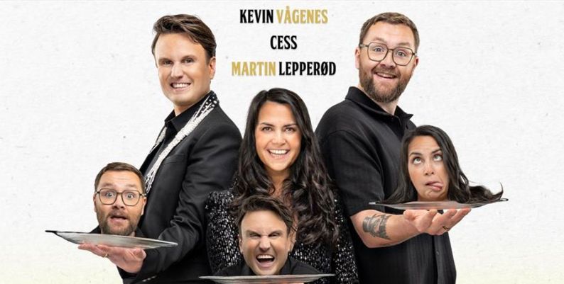 Promobilde for Treretters med Kevin Vågenes, Cess og Martin Lepperød