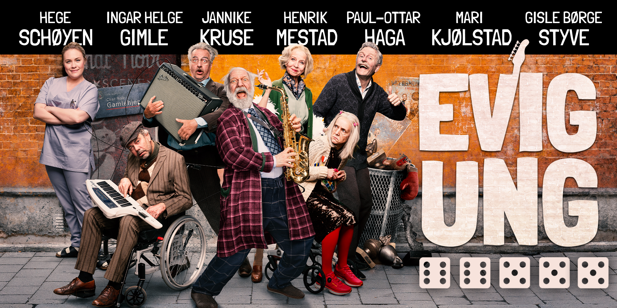 Link til Evig ung komedie hotellpakke med billetter