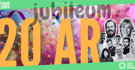 Link til Klubbkveld SUB 20 år Ole Bull Scene hotellpakke med billetter