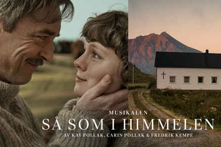 Link til Musikalen Saa som i himmelen hotellpakke med billetter