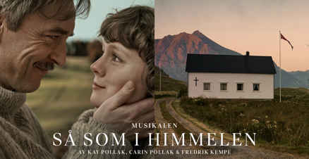 Link til Musikalen Saa som i himmelen hotellpakke med billetter