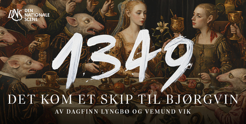 Promobilde for 1349 - Det kom et skip til Bjørgvin hotellpakke med billetter