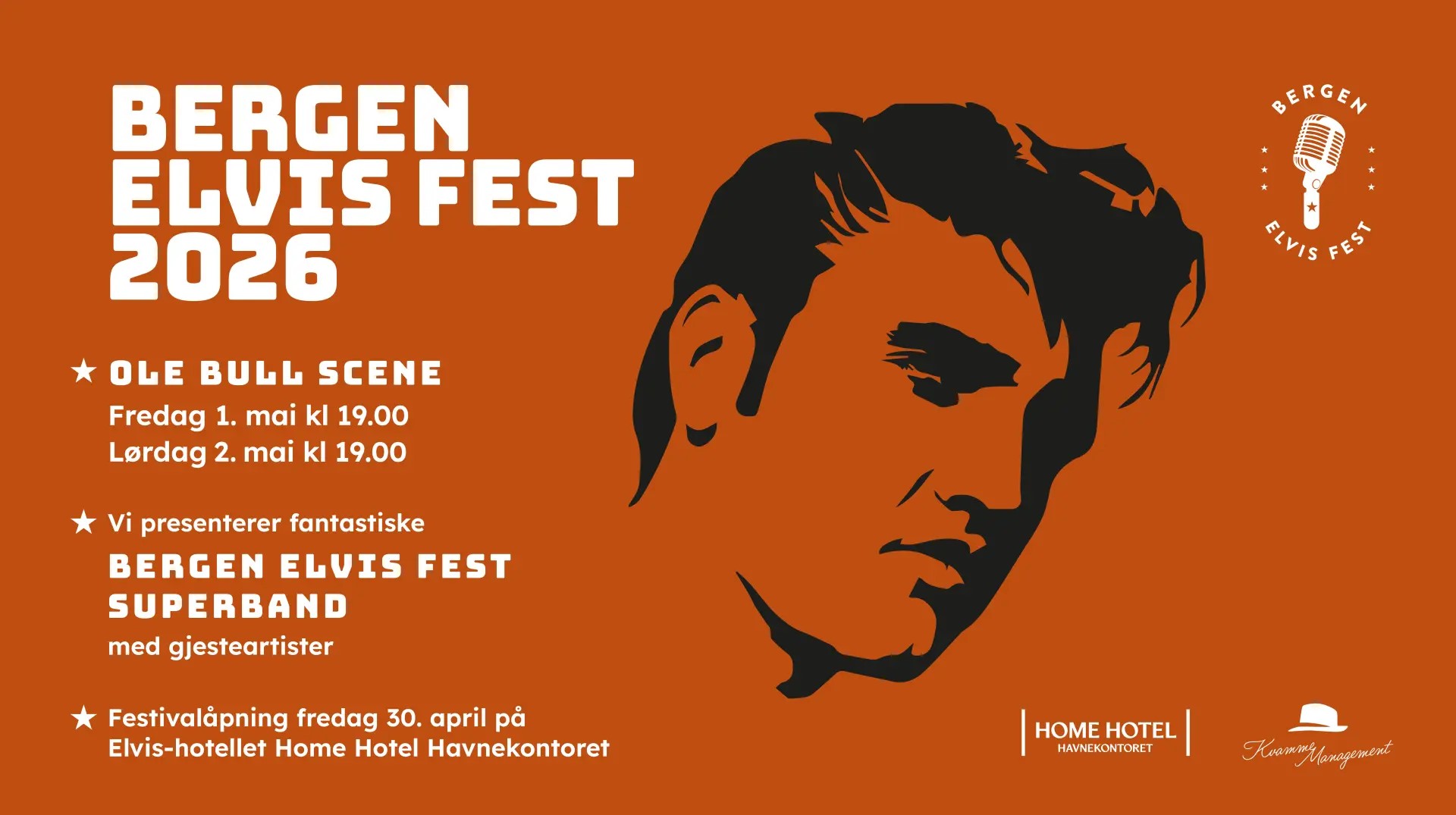 Link til Elvis Fest hotellpakke med billetter