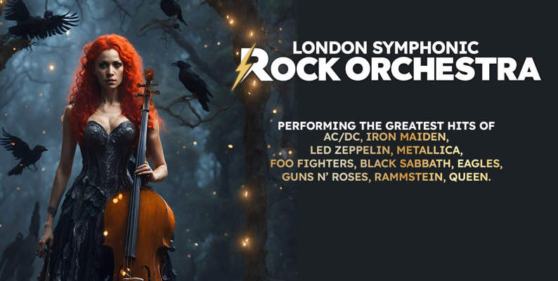 Promobilde for London Symphonic Rock Orchestra hotellpakke med billetter