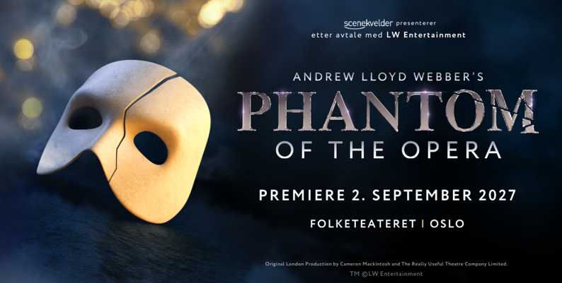 Promobilde for Phantom of the Opera hotellpakke med billetter