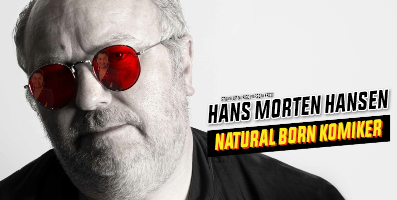 Promobilde for Hans Morten Hansen Natural Born Komiker Latter