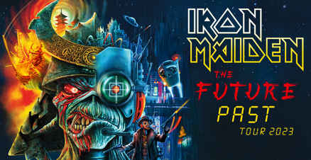Link til Iron Maiden Tour 2023 hotellpakke med billetter