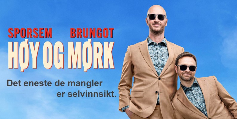 Promobilde for Terje Sporsem John Brungodt Hoey og Moerk hotellpakke med billetter
