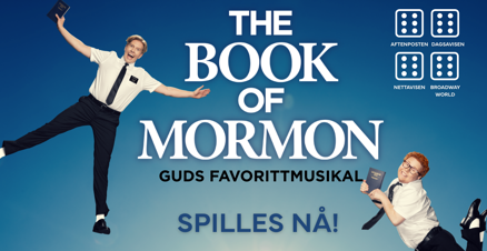 Link til Book of Mormon Folketeateret hotellpakke med billetter