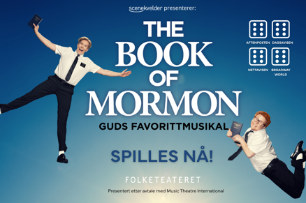 Link til Book of Mormon Folketeateret hotellpakke med billetter