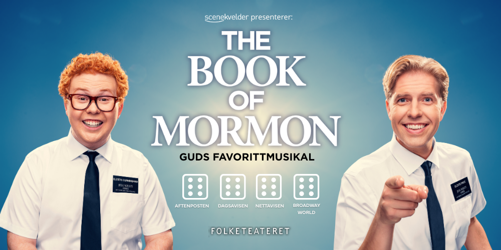 Link til Book of Mormon Folketeateret hotellpakke med billetter