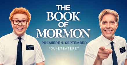 Link til Book of Mormon Folketeateret hotellpakke med billetter