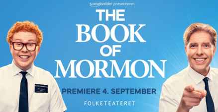 Link til Book of Mormon Folketeateret hotellpakke med billetter