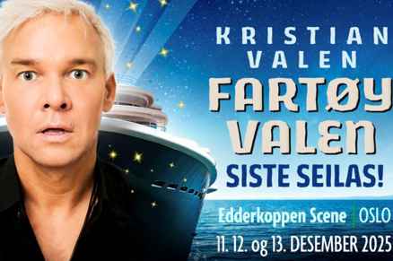Link til Kristian Valen hotellpakke med billetter
