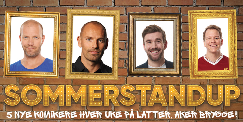 Promobilde for Latter Sommerstandup hotellpakke med billetter